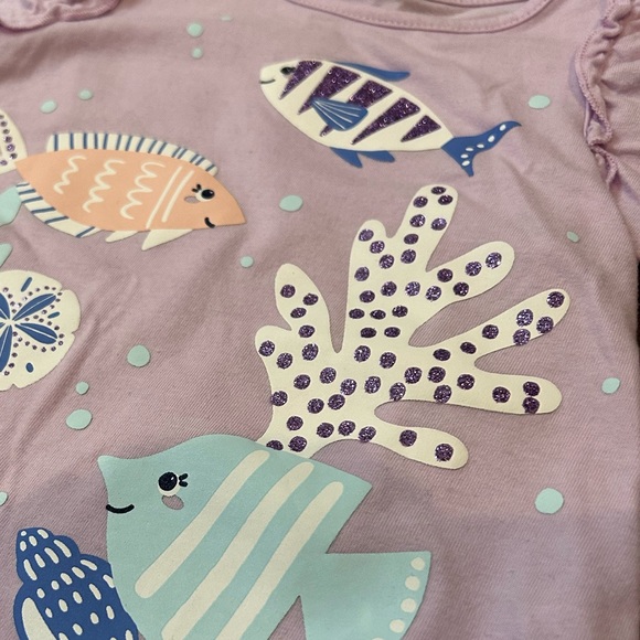 🌸 Toddler Girl Summer Tops set lot of 3 tank tops one NWT size 2T - Picture 9 of 12